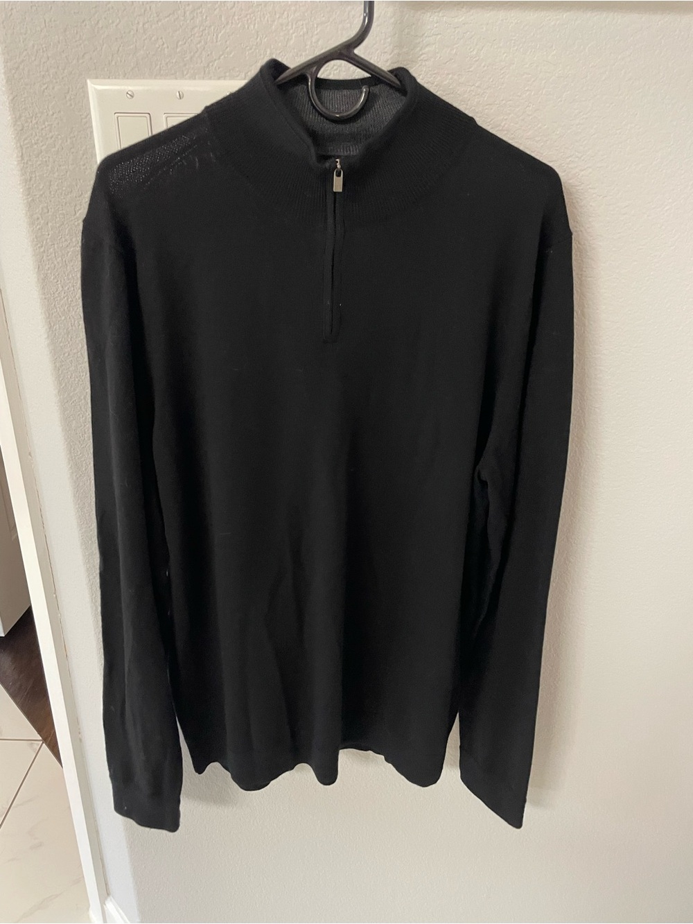 Nordstrom 100% Merino Wool 1/4 Zip Pullover